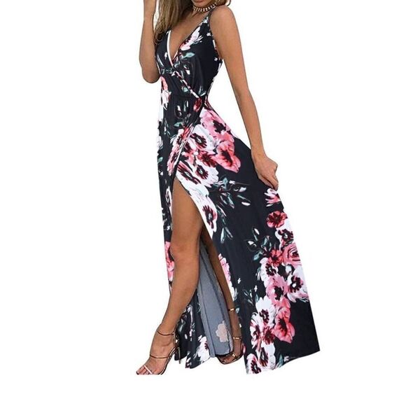 NWOT CHIC ME MAXI DRESS - Picture 5 of 7